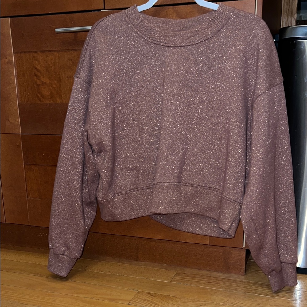Brown Speckled Sweatshirt
